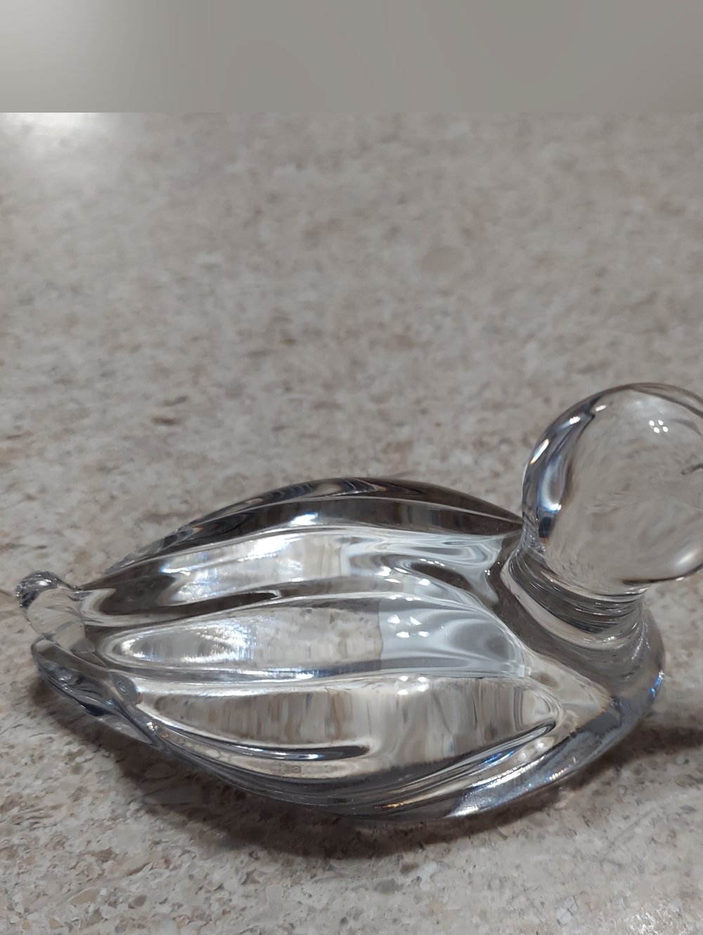 Princess House 24% Lead Crystal Pair Of Duck Figurines - Picture 5 of 9